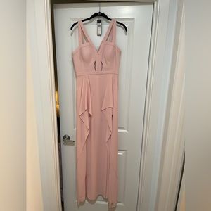 BCBG MAXAZRIA Women’s “Light Shell” Juliana Cutout Gown Size 8